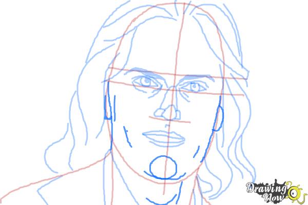 How to Draw Bruce Jenner - Step 9 How to Draw Bruce Jenner - Step 9