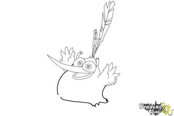 How to Draw Bubbles from The Angry Birds Movie - Step 6 How to Draw Bubbles from The Angry Birds Movie - Step 6