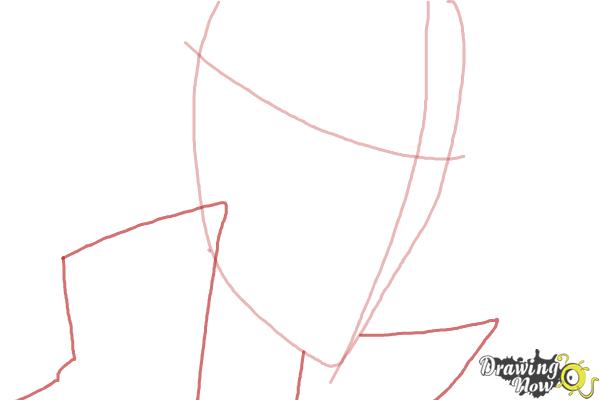 How to Draw Byakuran from Katekyo Hitman Reborn - Step 2 How to Draw Byakuran from Katekyo Hitman Reborn - Step 2