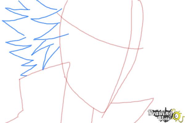 How to Draw Byakuran from Katekyo Hitman Reborn - Step 3 How to Draw Byakuran from Katekyo Hitman Reborn - Step 3