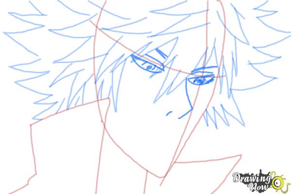 How to Draw Byakuran from Katekyo Hitman Reborn - Step 6 How to Draw Byakuran from Katekyo Hitman Reborn - Step 6