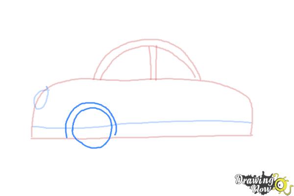How to Draw Cars For Kids - Step 5 How to Draw Cars For Kids - Step 5