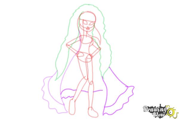 How to Draw Cerise Wolf - Step 11