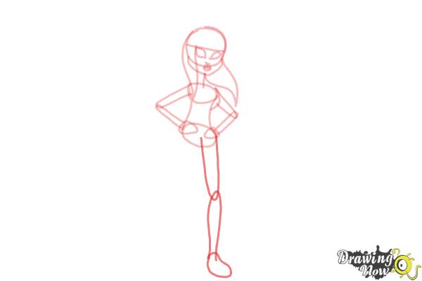How to Draw Cerise Wolf - Step 7