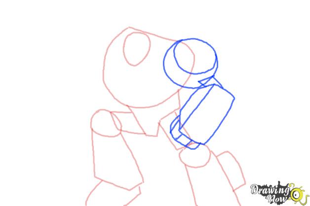 How to Draw Chase from Transformers Rescue Bots - Step 4 How to Draw Chase from Transformers Rescue Bots - Step 4