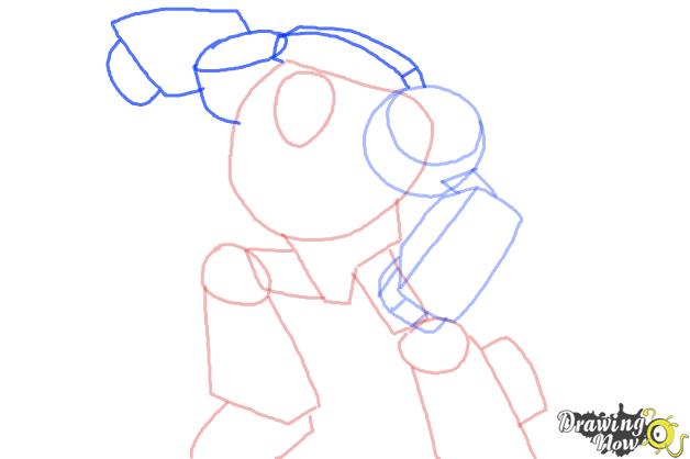 How to Draw Chase from Transformers Rescue Bots - Step 5 How to Draw Chase from Transformers Rescue Bots - Step 5