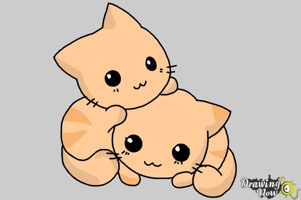 How to Draw Chibi Cats - Step 9 How to Draw Chibi Cats - Step 9