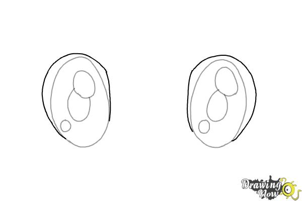 How to Draw Chibi Eyes (Ver 2) - Step 3 How to Draw Chibi Eyes (Ver 2) - Step 3
