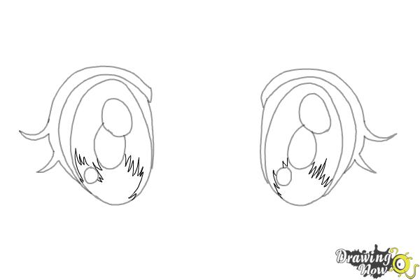 How to Draw Chibi Eyes (Ver 2) - Step 5 How to Draw Chibi Eyes (Ver 2) - Step 5