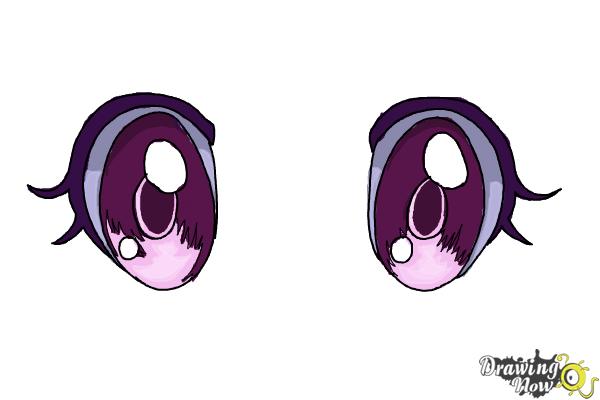How to Draw Chibi Eyes (Ver 2) - Step 6 How to Draw Chibi Eyes (Ver 2) - Step 6