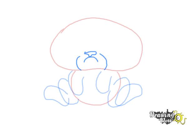 How to Draw Chibi Grumpy Cat - Step 4 How to Draw Chibi Grumpy Cat - Step 4