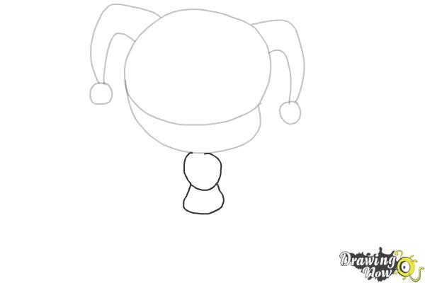 How to Draw Chibi Harley Quinn from Suicide Squad - Step 3 How to Draw Chibi Harley Quinn from Suicide Squad - Step 3