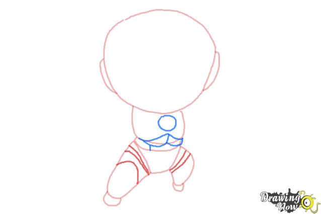 How to Draw Chibi Iron Man - Step 4 How to Draw Chibi Iron Man - Step 4