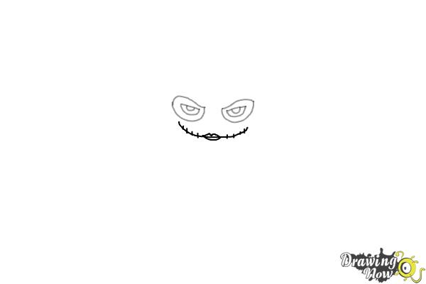 How to Draw Chibi Joker from Batman - Step 2 How to Draw Chibi Joker from Batman - Step 2