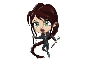 How to Draw Chibi - Katniss Everdeen