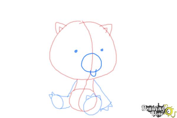 How to Draw Chibi Kon from Bleach - Step 5