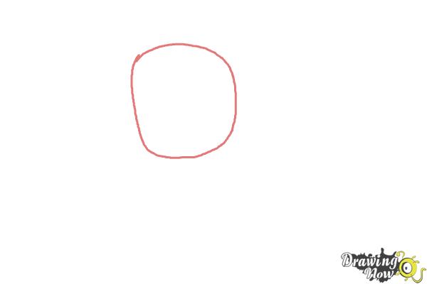 How to Draw Chibi Kristoff from Frozen - Step 1 How to Draw Chibi Kristoff from Frozen - Step 1