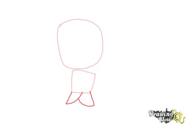 How to Draw Chibi Kristoff from Frozen - Step 3 How to Draw Chibi Kristoff from Frozen - Step 3