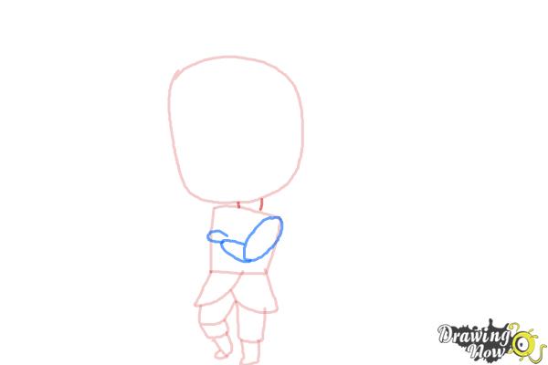 How to Draw Chibi Kristoff from Frozen - Step 5 How to Draw Chibi Kristoff from Frozen - Step 5