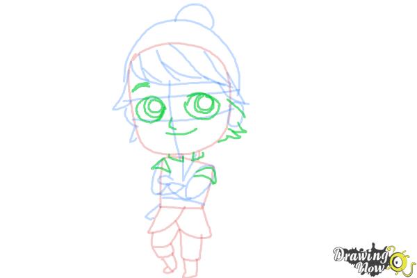 How to Draw Chibi Kristoff from Frozen - Step 9 How to Draw Chibi Kristoff from Frozen - Step 9
