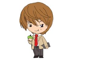 How to Draw Chibi Light Yagami