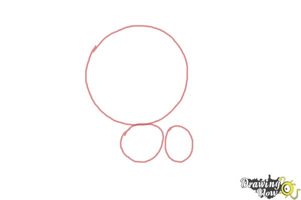 How to Draw Chibi Sven from Frozen - Step 1 How to Draw Chibi Sven from Frozen - Step 1