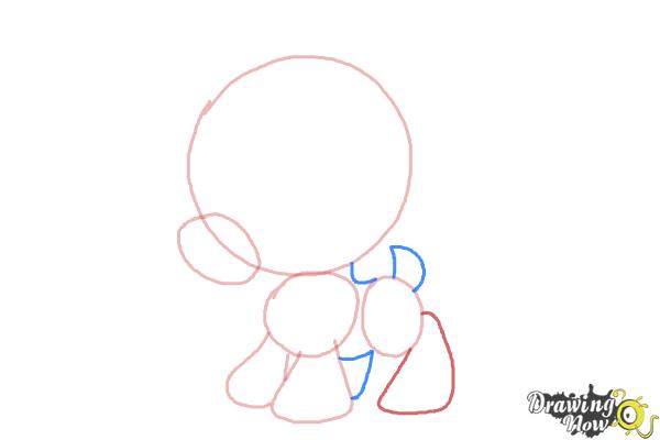 How to Draw Chibi Sven from Frozen - Step 3 How to Draw Chibi Sven from Frozen - Step 3