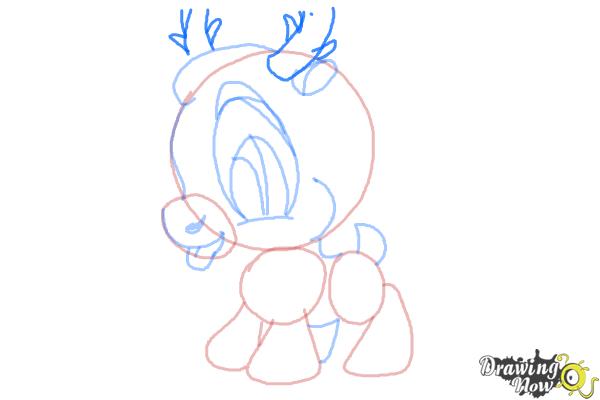 How to Draw Chibi Sven from Frozen - Step 8 How to Draw Chibi Sven from Frozen - Step 8