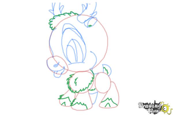 How to Draw Chibi Sven from Frozen - Step 9 How to Draw Chibi Sven from Frozen - Step 9