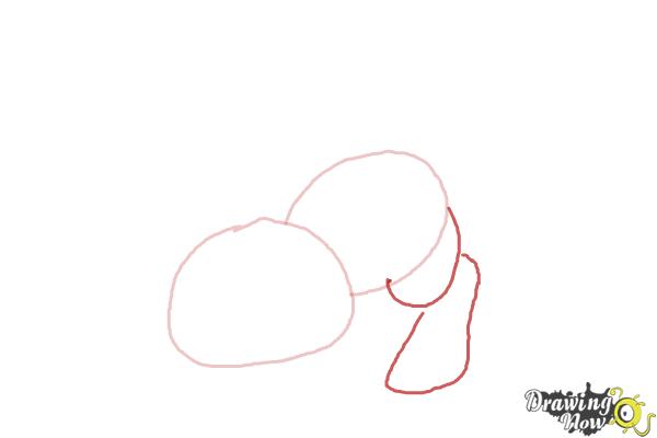 How to Draw Chibi Toothless - Step 2 How to Draw Chibi Toothless - Step 2