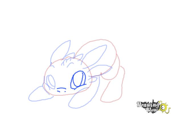 How to Draw Chibi Toothless - Step 7 How to Draw Chibi Toothless - Step 7