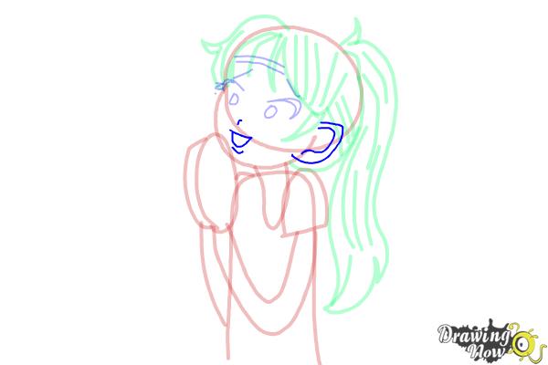 How to Draw Chloe Christina Garcia from Dork Diaries - Step 10 How to Draw Chloe Christina Garcia from Dork Diaries - Step 10