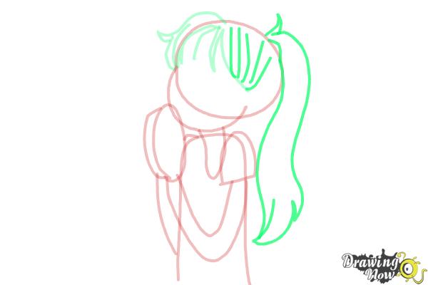 How to Draw Chloe Christina Garcia from Dork Diaries - Step 7 How to Draw Chloe Christina Garcia from Dork Diaries - Step 7