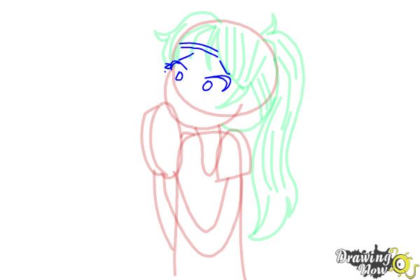 How to Draw Chloe Christina Garcia from Dork Diaries - Step 9 How to Draw Chloe Christina Garcia from Dork Diaries - Step 9