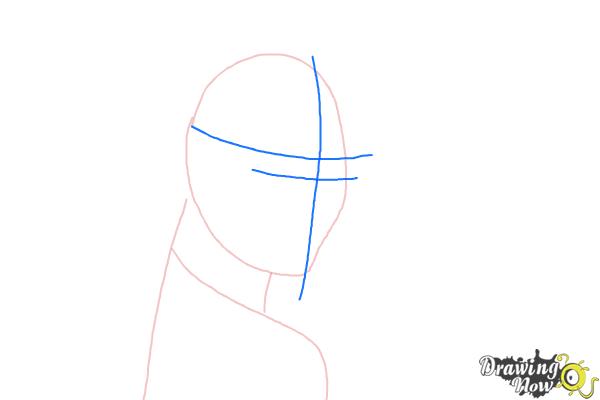 How to Draw Chrissy Teigen - Step 3 How to Draw Chrissy Teigen - Step 3