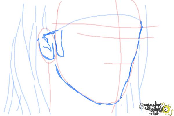 How to Draw Christian Coma - Step 5 How to Draw Christian Coma - Step 5
