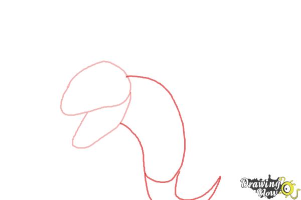 How to Draw Clash of Clans Dragon - Step 2 How to Draw Clash of Clans Dragon - Step 2
