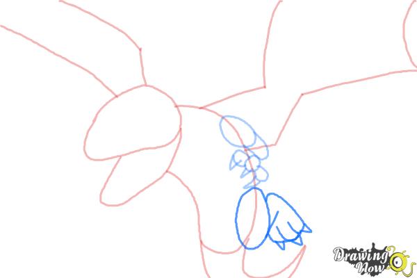 How to Draw Clash of Clans Dragon - Step 5 How to Draw Clash of Clans Dragon - Step 5