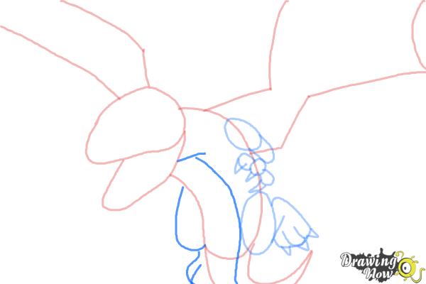 How to Draw Clash of Clans Dragon - Step 6 How to Draw Clash of Clans Dragon - Step 6