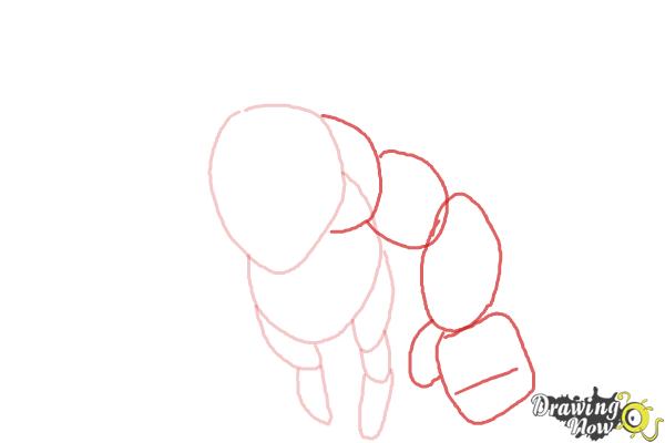 How to Draw Clash Of Clans Minion - Step 3 How to Draw Clash Of Clans Minion - Step 3