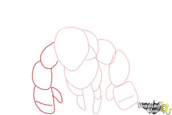 How to Draw Clash Of Clans Minion - Step 4 How to Draw Clash Of Clans Minion - Step 4