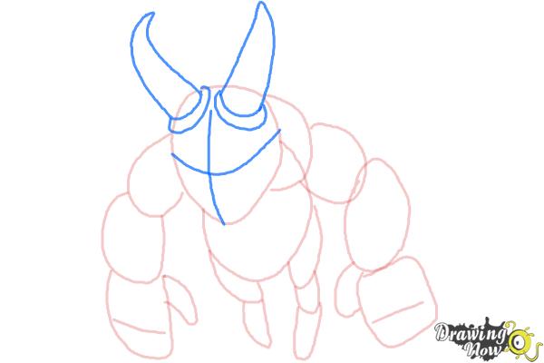 How to Draw Clash Of Clans Minion - Step 5 How to Draw Clash Of Clans Minion - Step 5