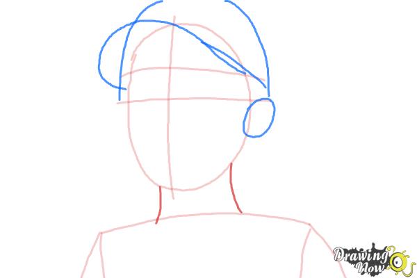 How to Draw Clementine from The Walking Dead - Step 4 How to Draw Clementine from The Walking Dead - Step 4