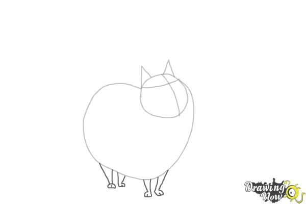How to Draw Cloe from The Secret Life of Pets - Step 4 How to Draw Cloe from The Secret Life of Pets - Step 4