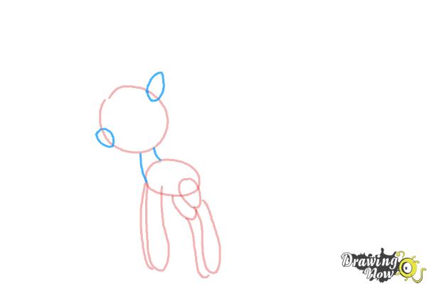 How to Draw Cloudia Breezie from My Little Pony Friendship is Magic - Step 4 How to Draw Cloudia Breezie from My Little Pony Friendship is Magic - Step 4