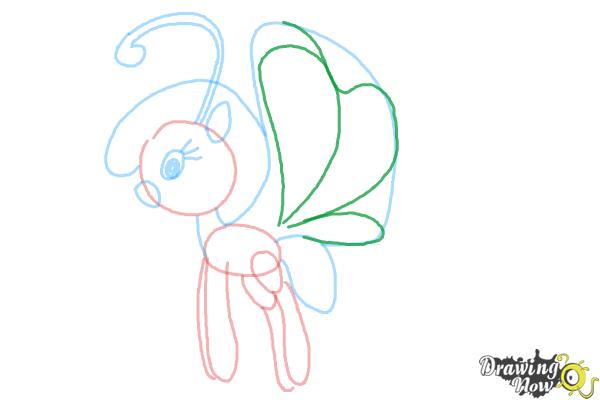 How to Draw Cloudia Breezie from My Little Pony Friendship is Magic - Step 7 How to Draw Cloudia Breezie from My Little Pony Friendship is Magic - Step 7