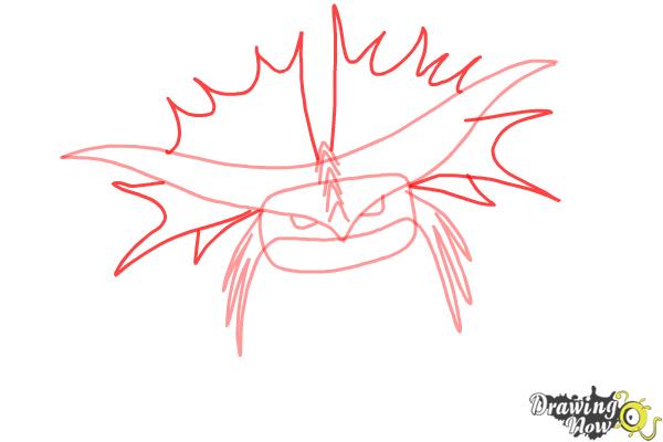 How to Draw Cloudjumper from How to Train Your Dragon 2 - Step 3 How to Draw Cloudjumper from How to Train Your Dragon 2 - Step 3