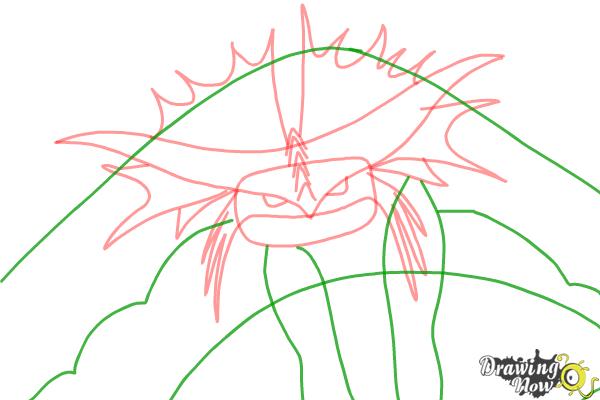How to Draw Cloudjumper from How to Train Your Dragon 2 - Step 4 How to Draw Cloudjumper from How to Train Your Dragon 2 - Step 4