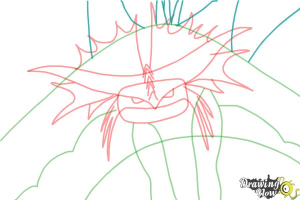 How to Draw Cloudjumper from How to Train Your Dragon 2 - Step 5 How to Draw Cloudjumper from How to Train Your Dragon 2 - Step 5