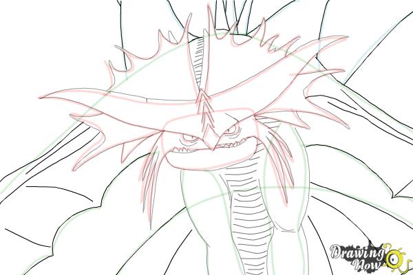 How to Draw Cloudjumper from How to Train Your Dragon 2 - Step 8 How to Draw Cloudjumper from How to Train Your Dragon 2 - Step 8